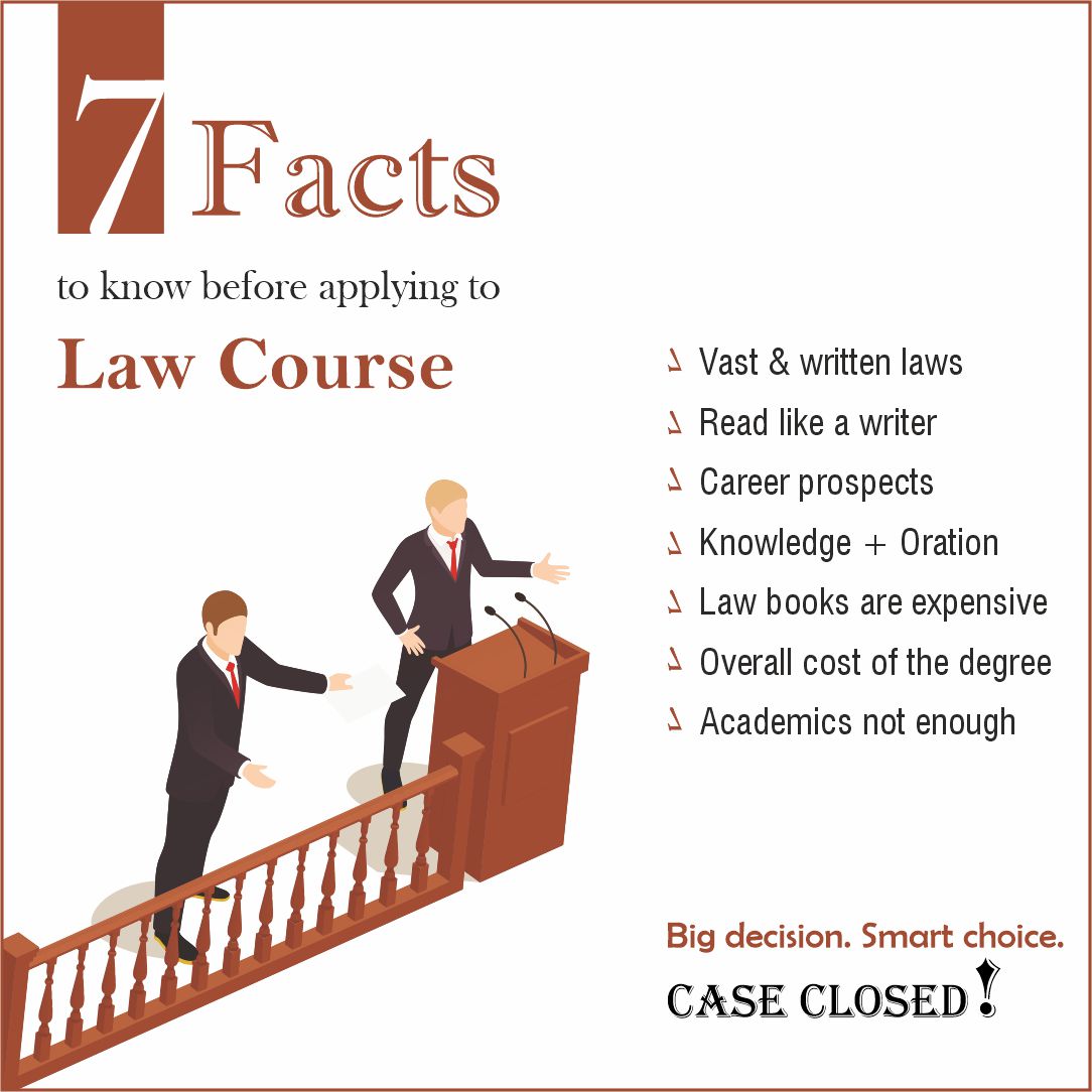 Facts to know before applying to a law course