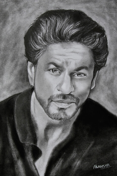 TMU fine art college Shah Rukh Khan painting