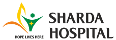 sharda hospital logo
