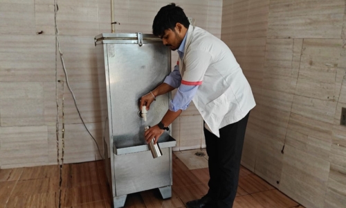 Free Drinking Water Provided