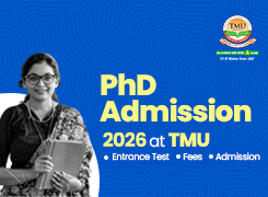 PhD Admission 2026 at TMU | Entrance Test, Fees & Admission