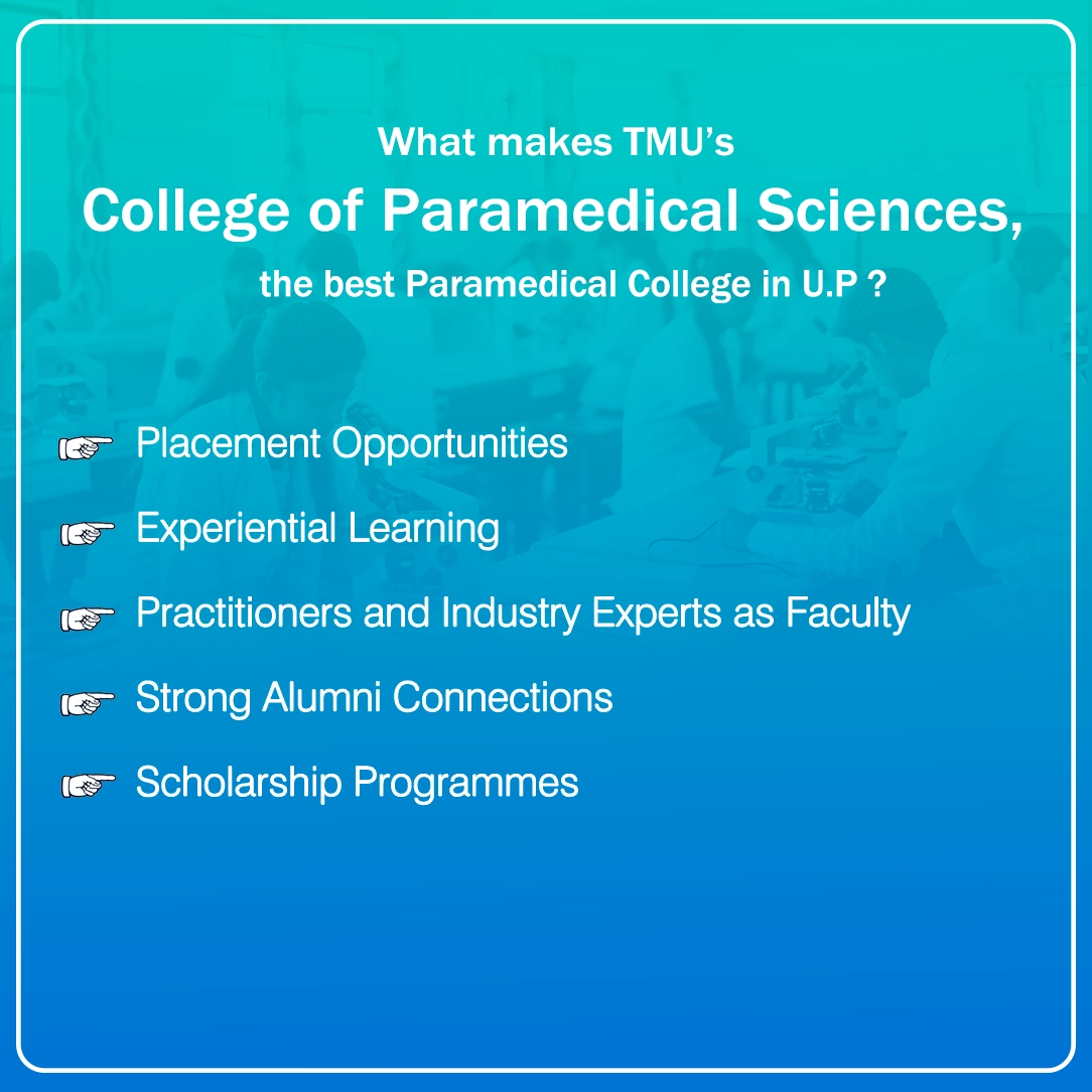 TMU College of Paramedical Sciences Best in UP | TMU blogs