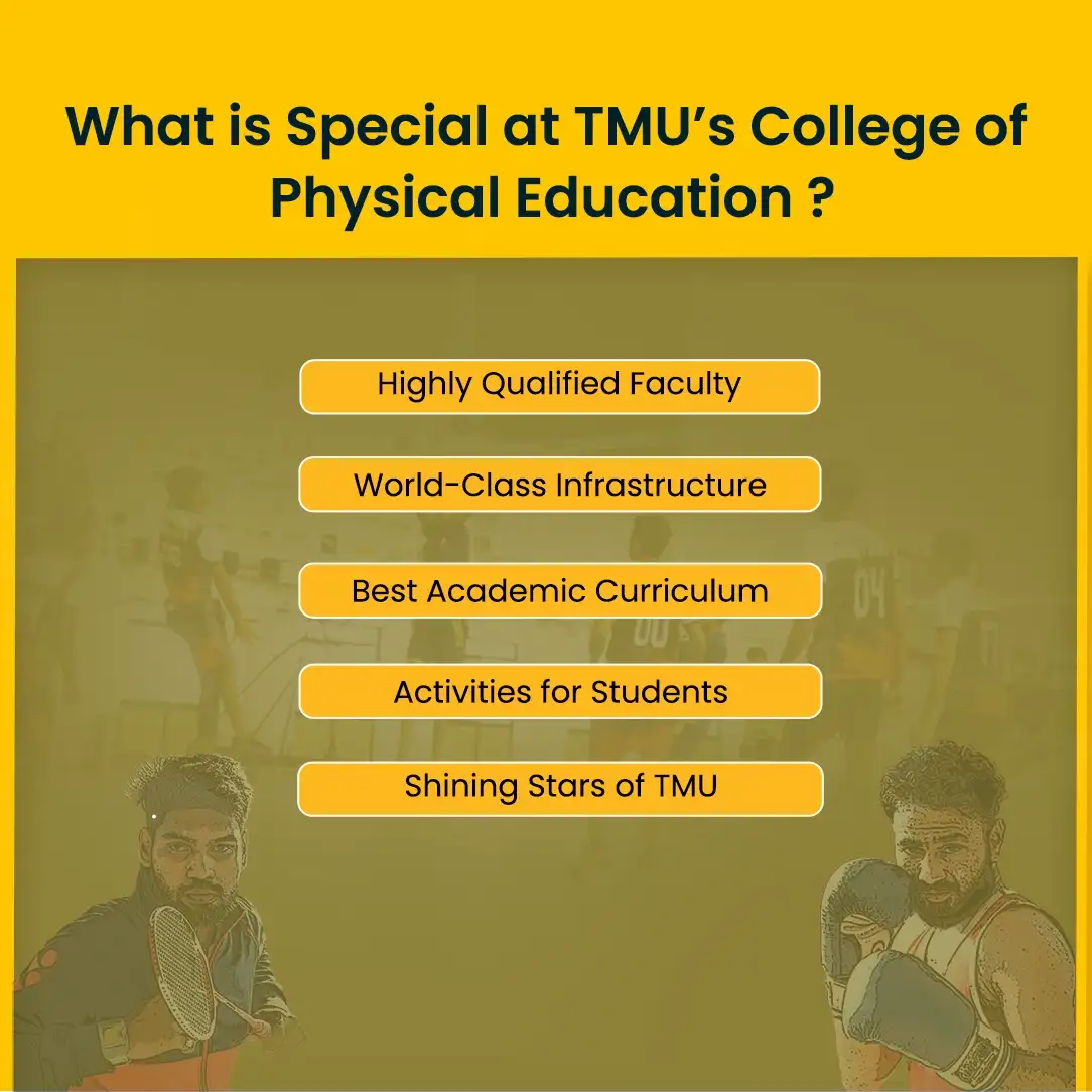 why is TMU best private physical education college in UP