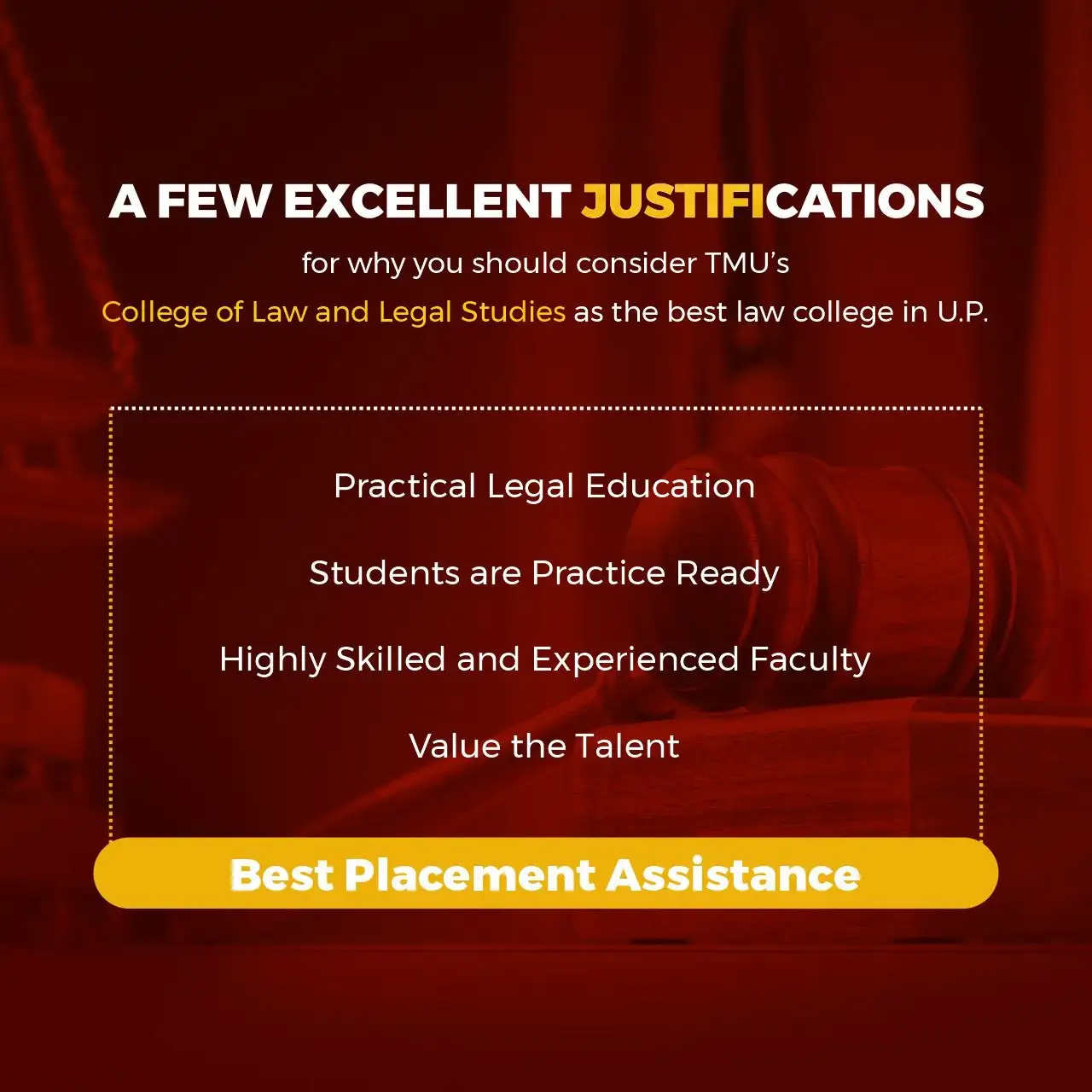 Why TMU's College of Law is the Best in UP ? | TMU Blogs