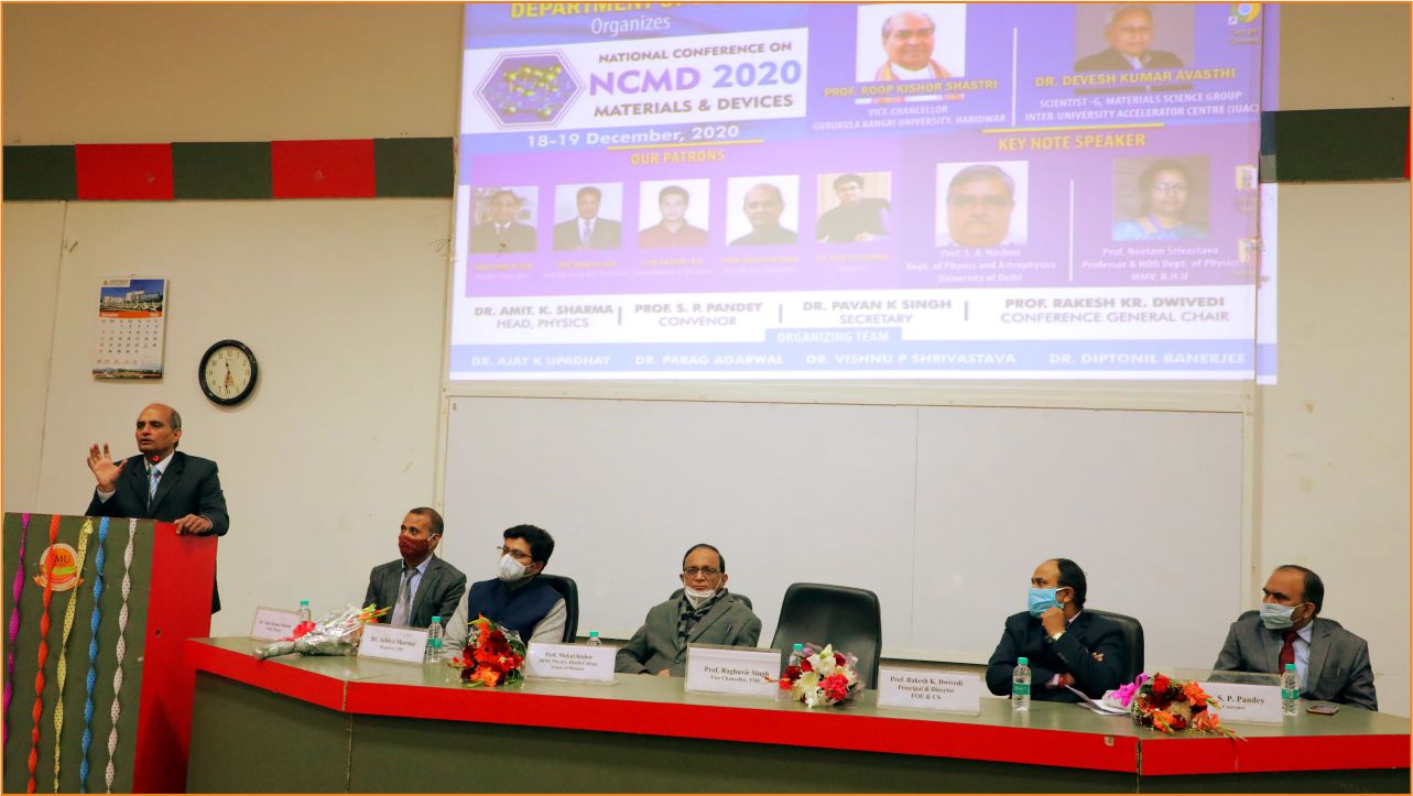 National Conference on Materials and Devices -2020 at TMU