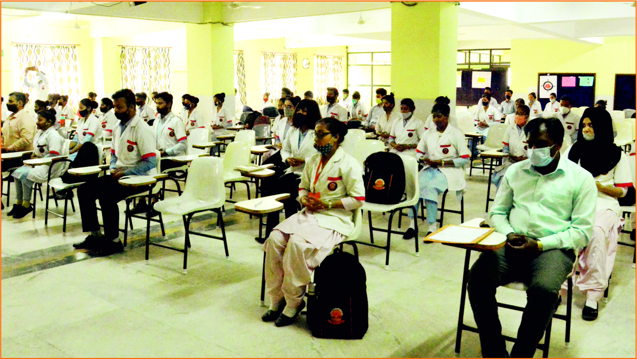 TMU college of nursing students palying indoor game