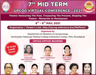 TMU's  medical college & research centre virtual conference on may 2021
