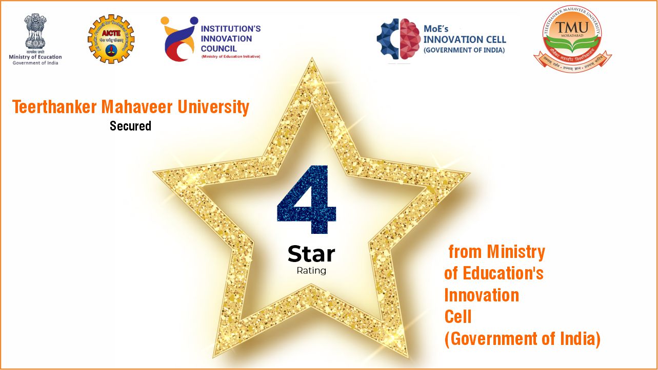 Teerthanker Mahaveer University’s IIC Secures Highest -4 Star Rating!