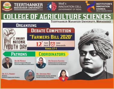 The Farm Bills-A Double Edged Sword: Debate Competition by NSS, TMU