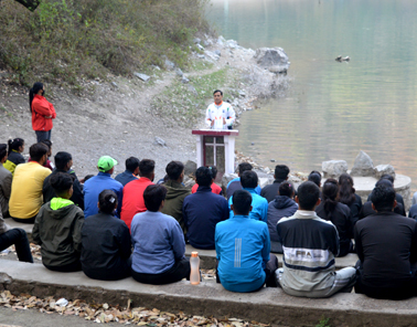 TMU physical education hiking