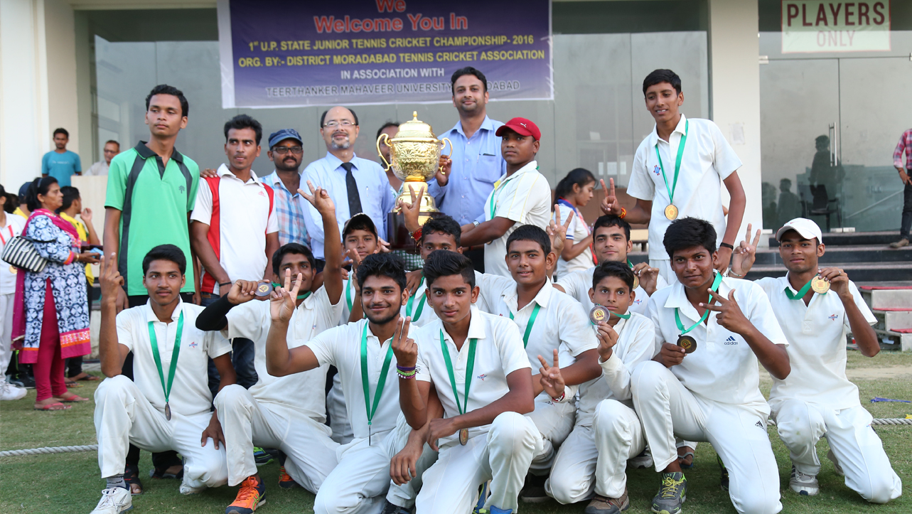 TMIMT College of Physical Education Hosted  First U.P. State Junior Tennis Cricket Championship