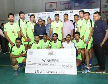 TMIMT College of Physical Education Hosted  U.P Grameen Volleyball League
