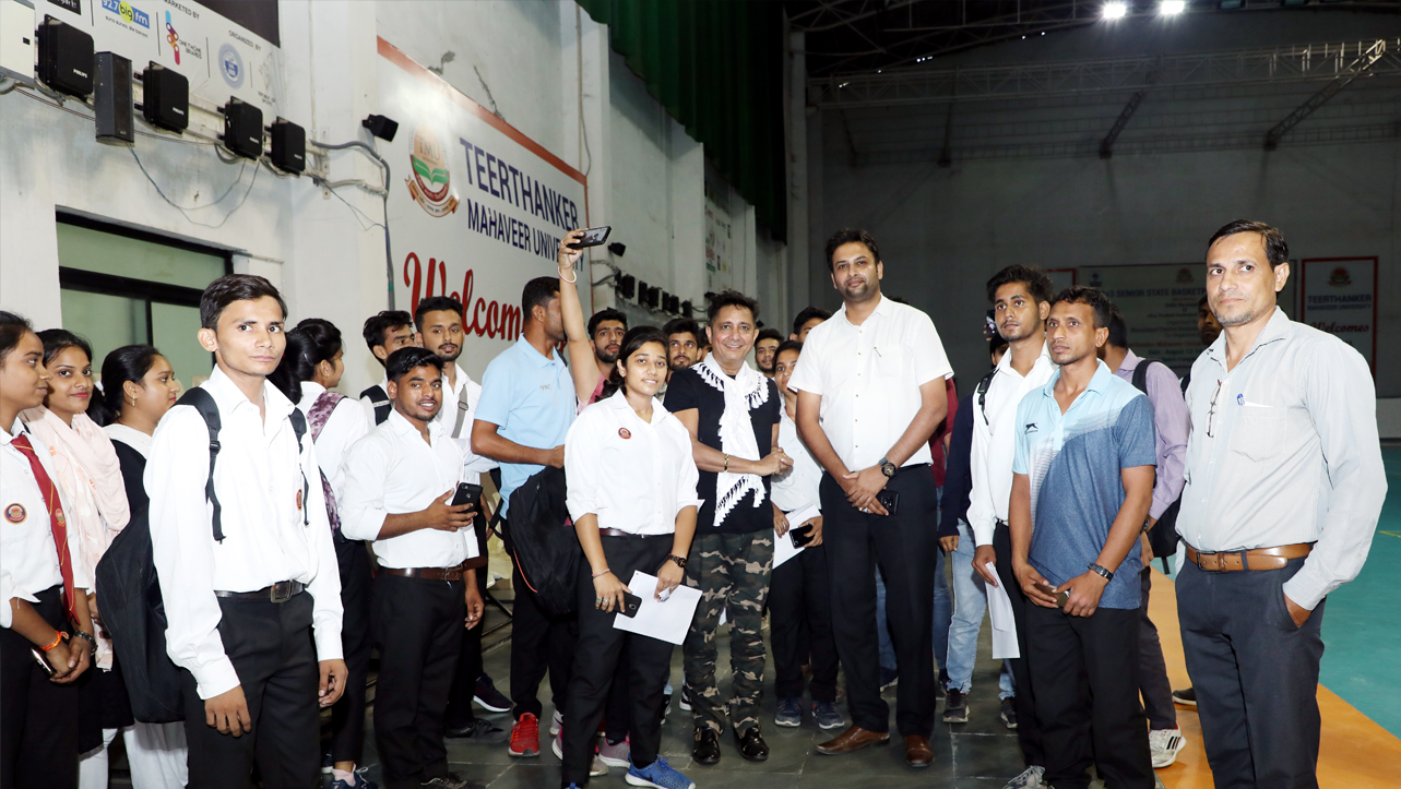 TMIMT College of Physical Education Conducted Sukhvinder Singh visit 