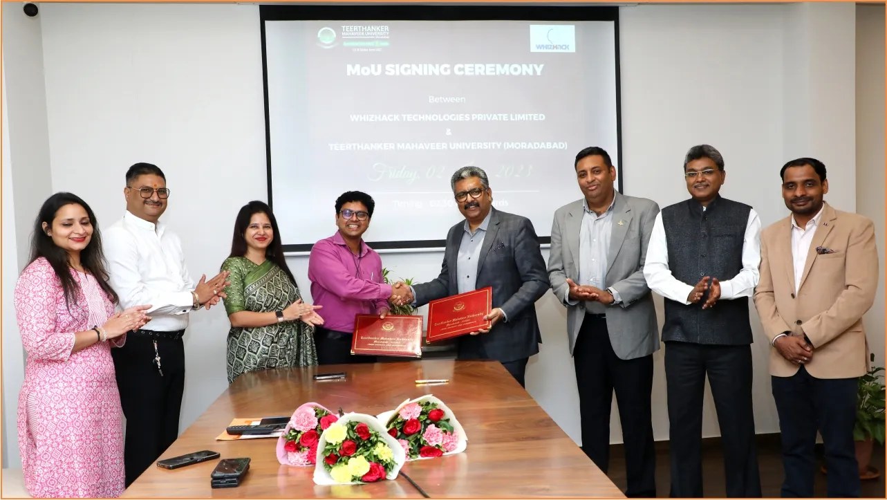 TMU Signs MOU with Whizhack Technologies.