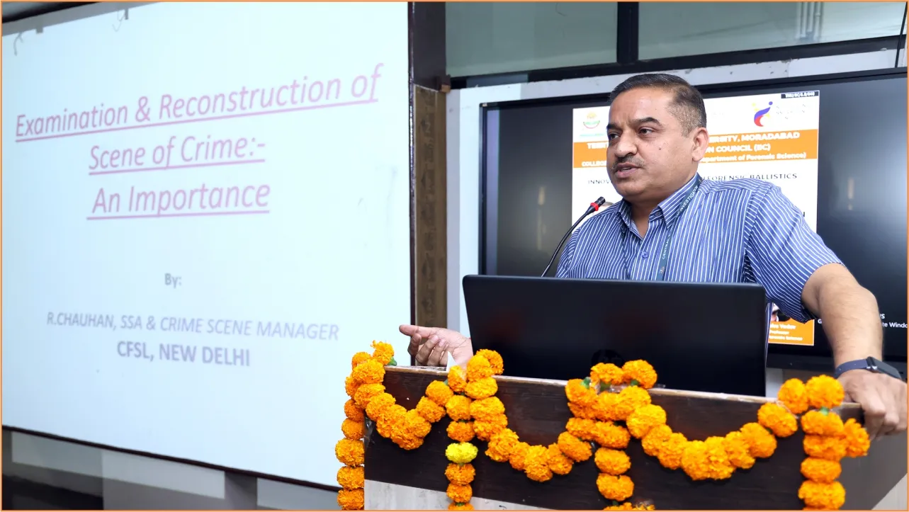 Guest Lecture on Forensic Science & Crime Scene | TMU News