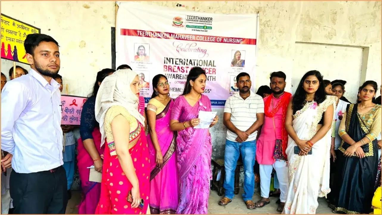 Breast Cancer Awareness programme hosted by the College of Nursing, TMU | TMU News