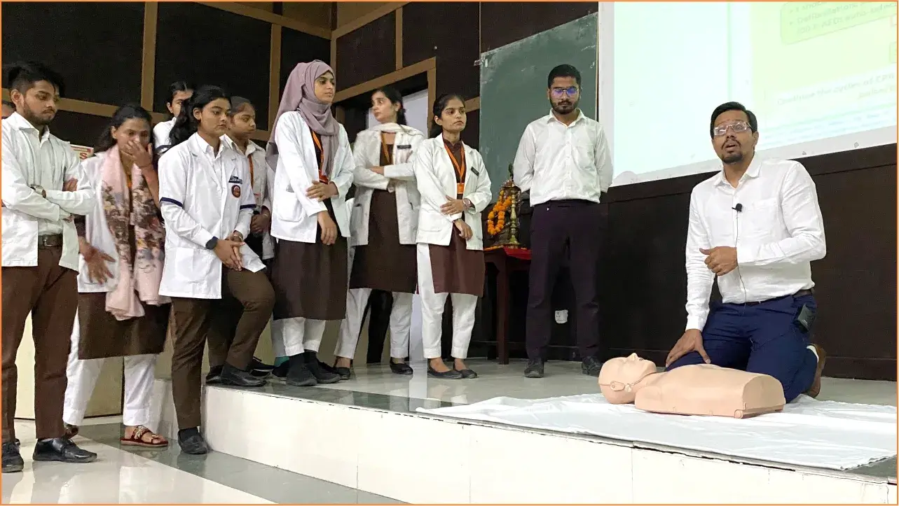 First Aid & CPR Workshop at Teerthanker Mahaveer University