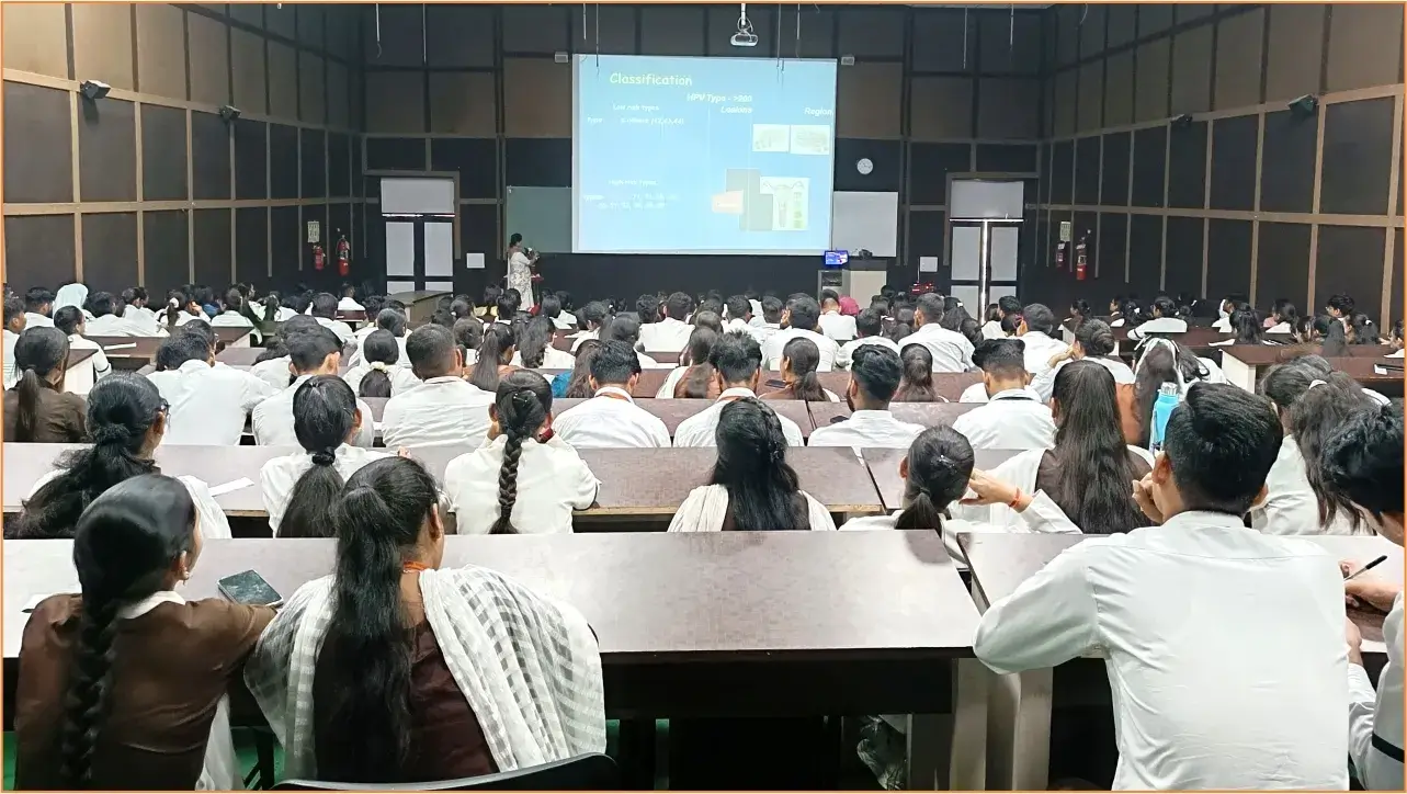 Paramedical College organized a Guest Lecture on HPV Vaccine