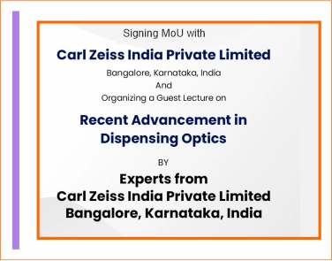TMU Signs MoU with Carl Zeiss India Pvt Ltd | TMU News