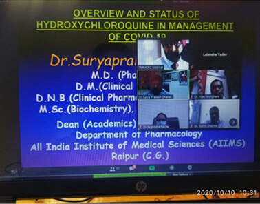 TMU's  medical college & research centre online class lecture