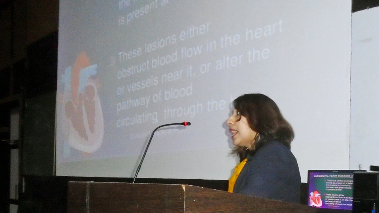 Guest Lecture on the topic Assessment of Congenital Heart Disease and its Management