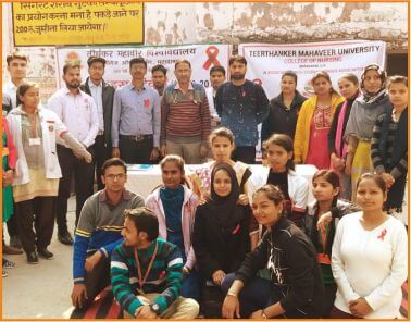 TMU college of nursing students group photo