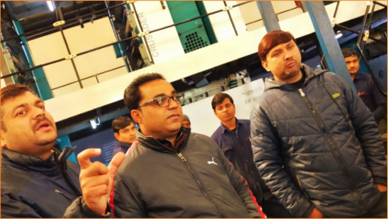 Industrial Visit at Dainik Jagran